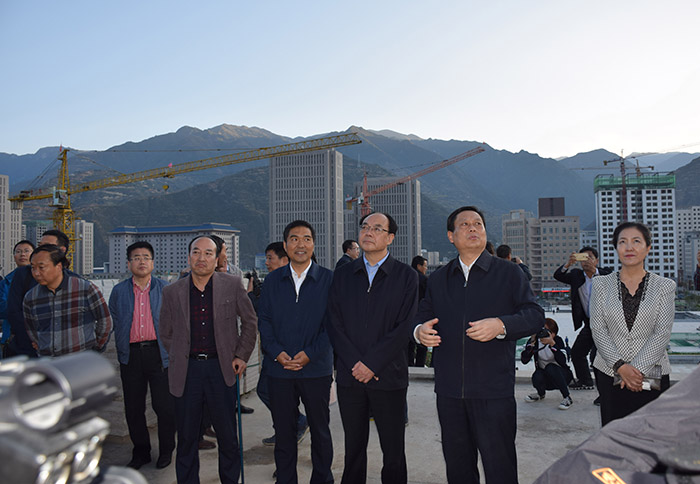 全國、省市政協(xié)委員體驗蘭渝鐵路、視察階州廣場